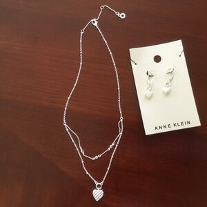 Ann Klein necklace and earrings set